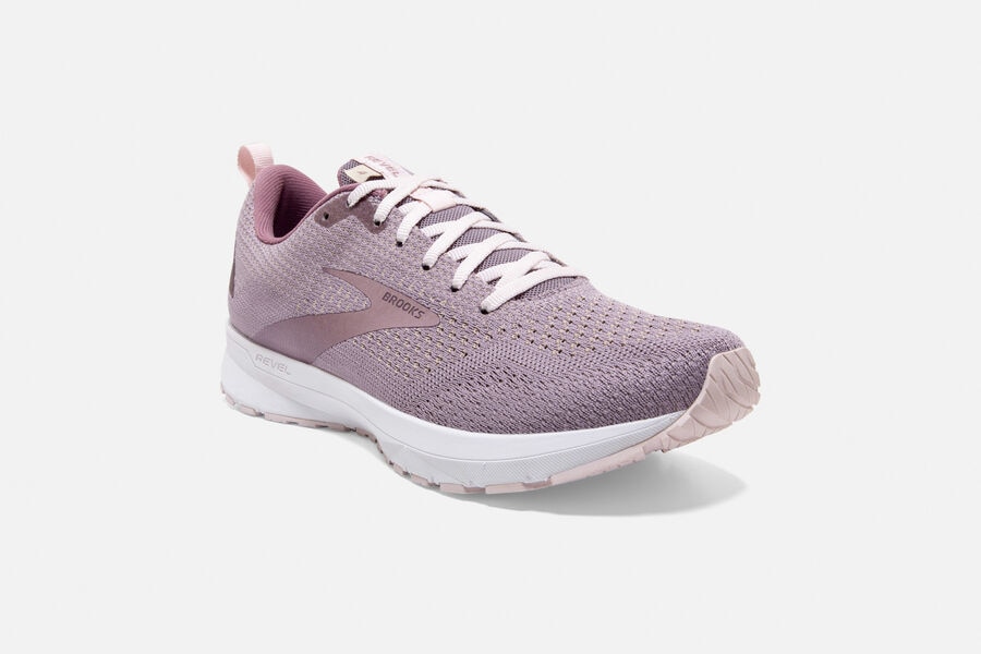 Brooks Revel 4 Road Loopschoenen Dames - Roze - 541268KQZ